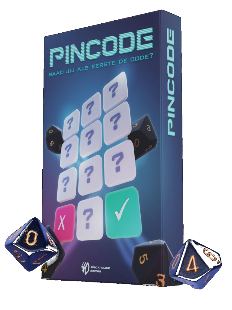 Pincode-doos met dobbelstenen